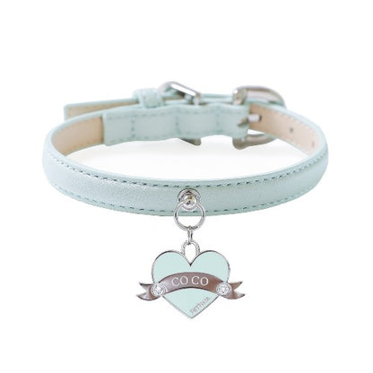 Bloom Collar × In My Heart Pendant【迷子札】 サマーミント