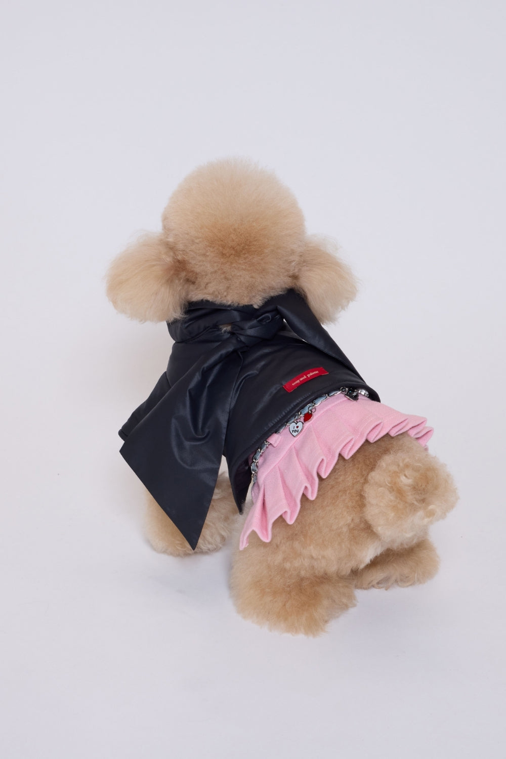 即納 Big Bow Light Padding Jumper ブラック