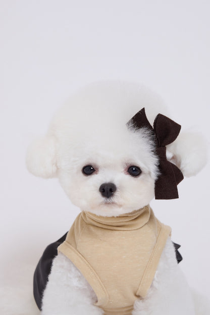 Bubble Pocket Dress ダークブラウン