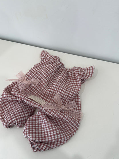 Check Frill Jumpsuit 全2色