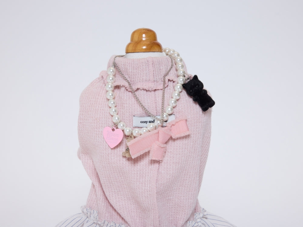 Teddy Palette Necklace ピンク