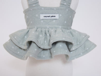 Quilted Polka Bustier ミント