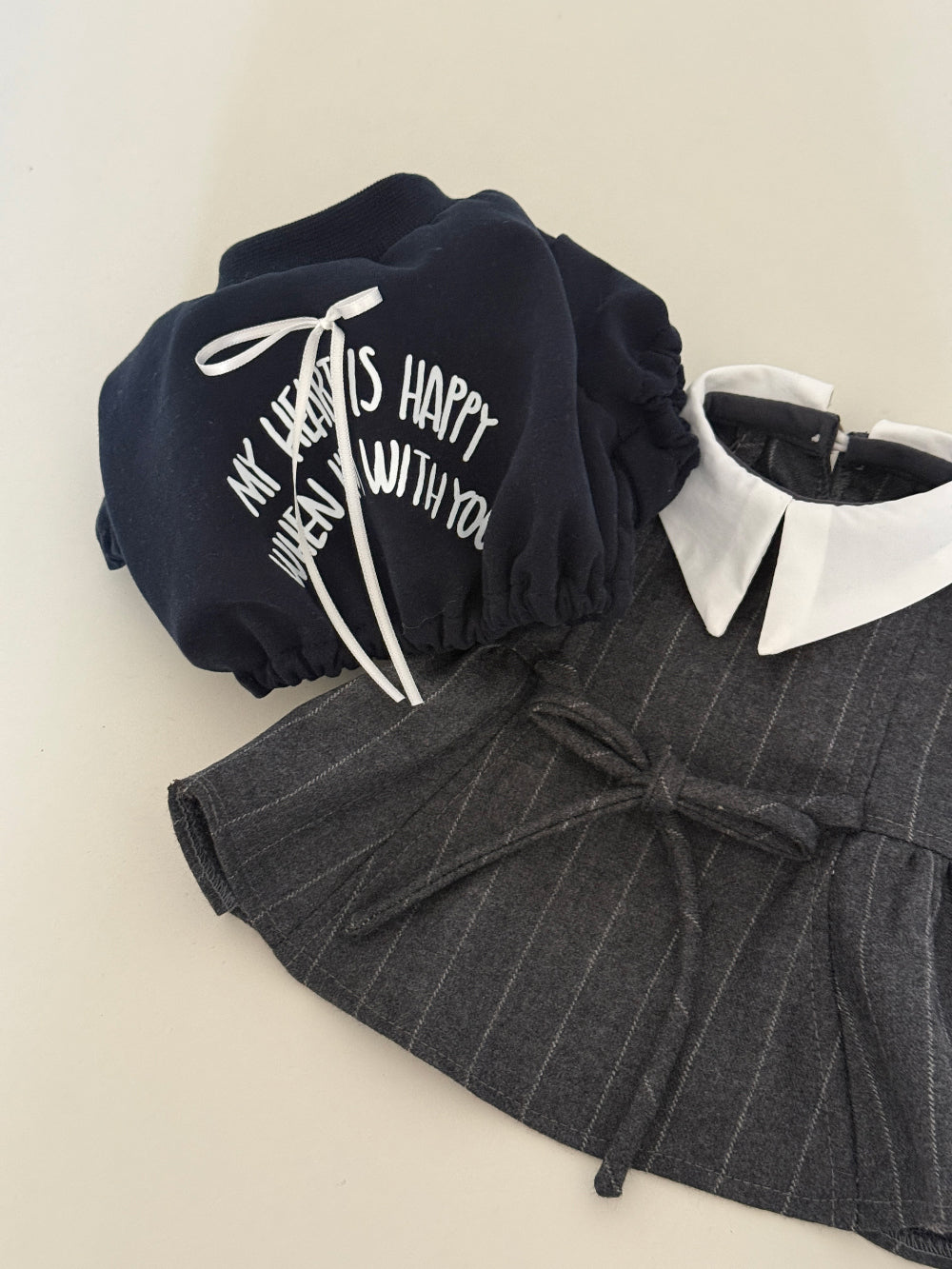 【PRE-ORDER】Charcoal Wool Dress
