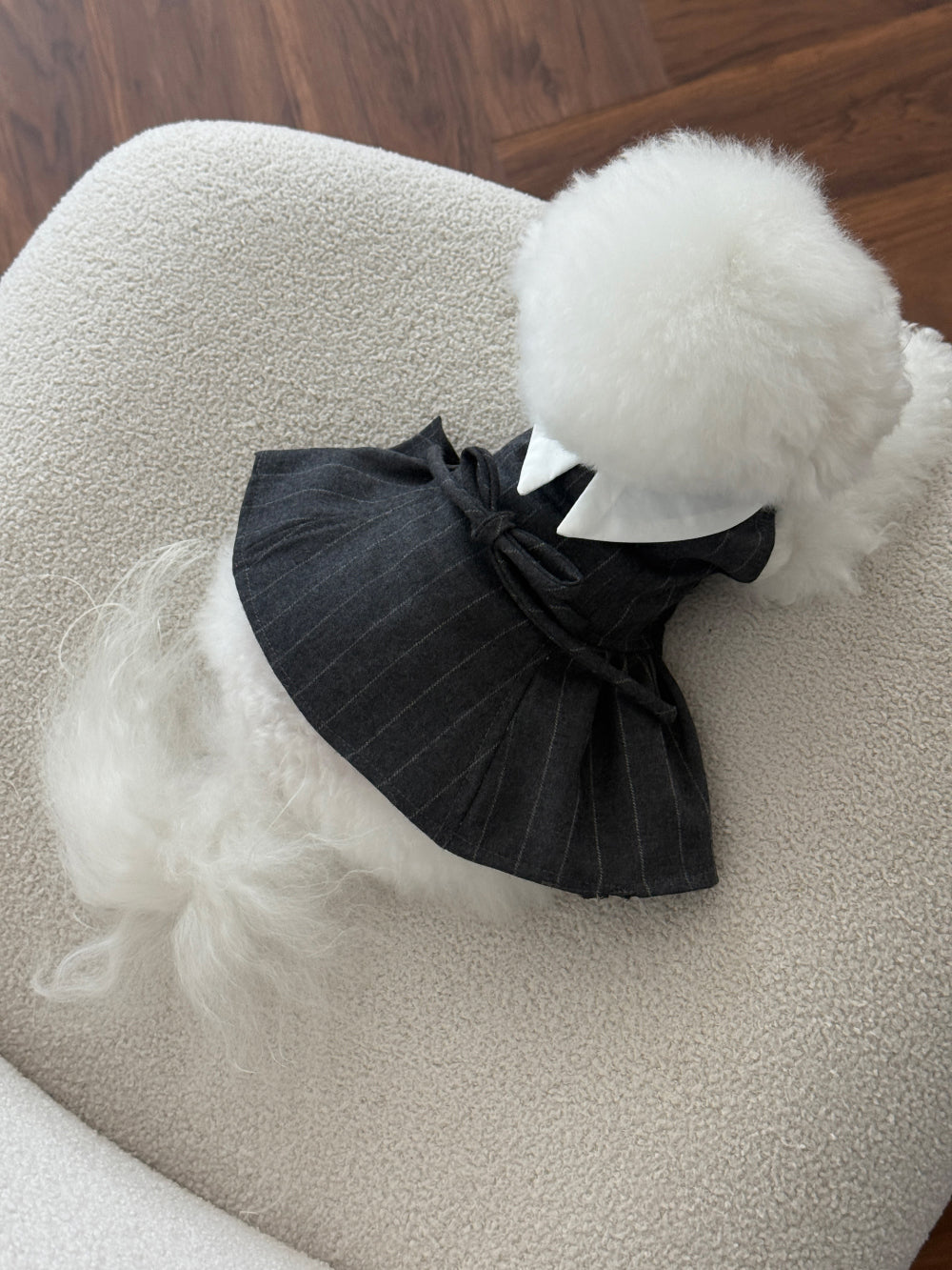 【PRE-ORDER】Charcoal Wool Dress