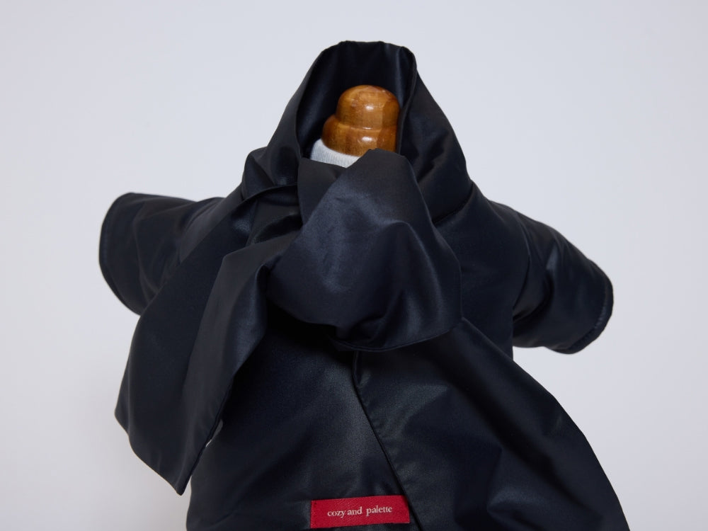 即納 Big Bow Light Padding Jumper ブラック