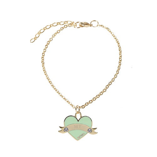 In My Heart Necklace【迷子札】メロングリーン