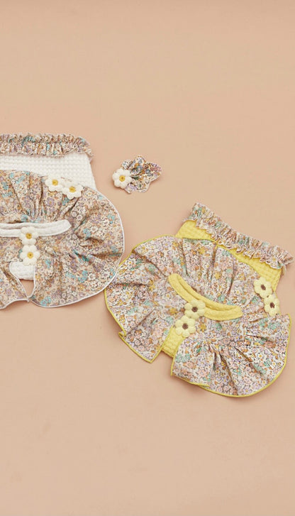 即納 Waffle Daisy Top ベージュ