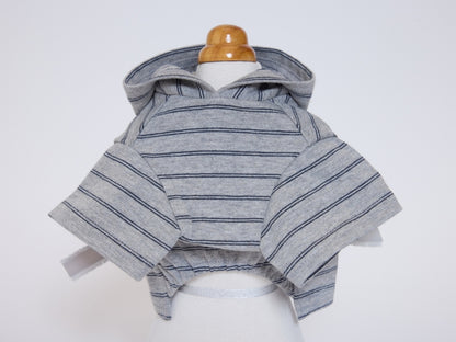 Ribbon Tail Hood Top グレー