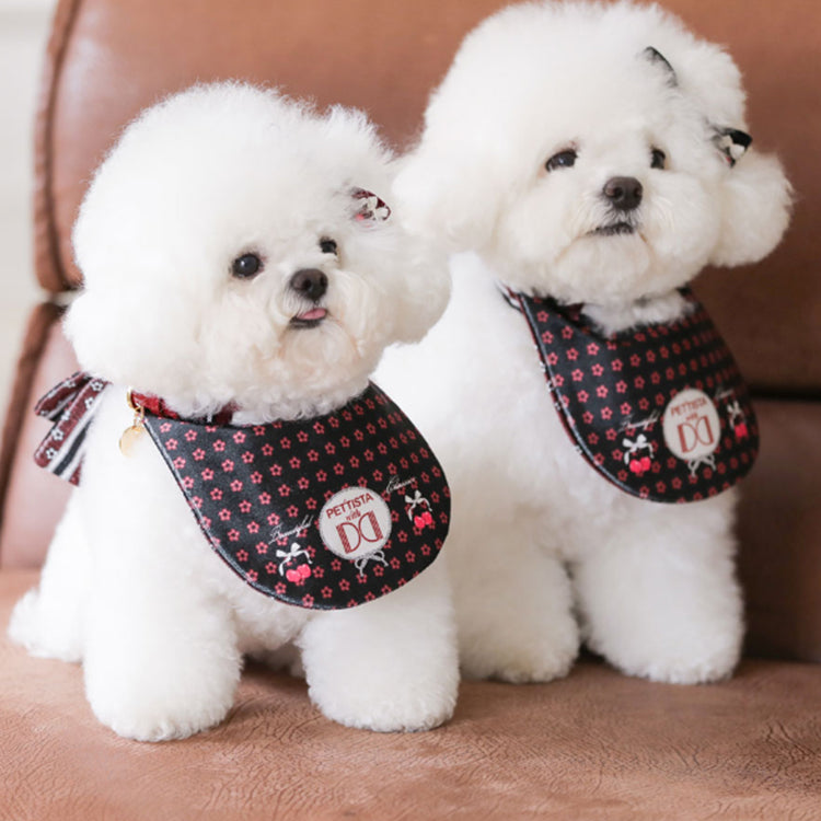 即納 ［Design For Dog x PETTISTA］Velvet Cape Wine&Black