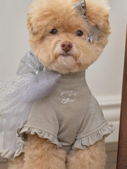 Crystal T-Shirt & Brooch エトープ