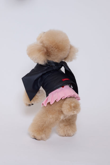 即納 Big Bow Light Padding Jumper ブラック