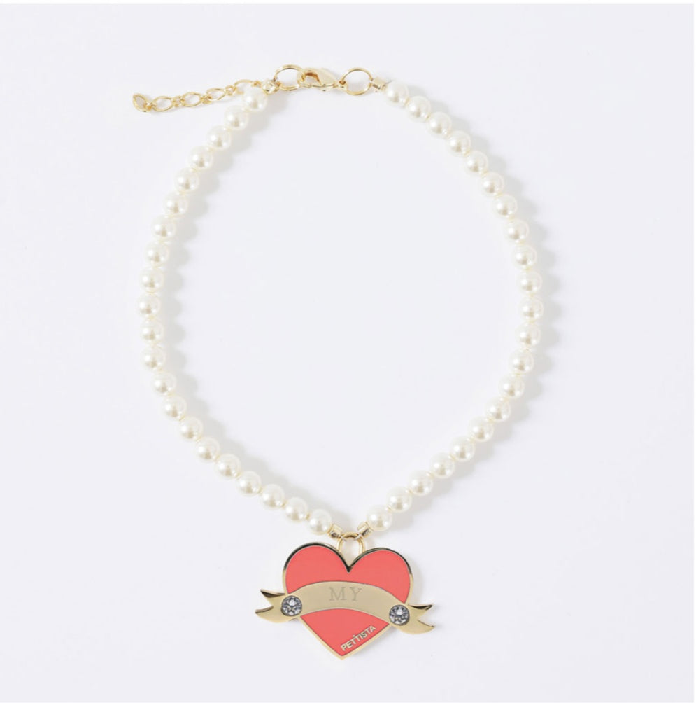 In My Heart Swarovski Necklace【迷子札】タンゴオレンジ