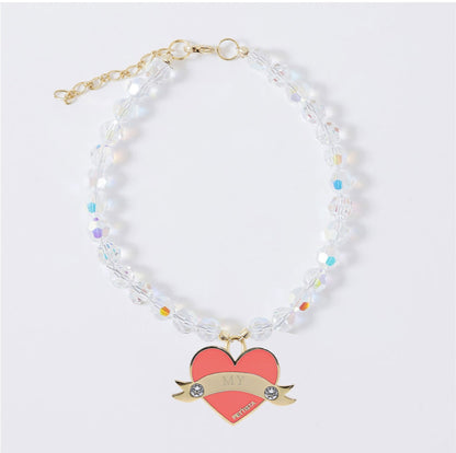 In My Heart Swarovski Necklace【迷子札】タンゴオレンジ