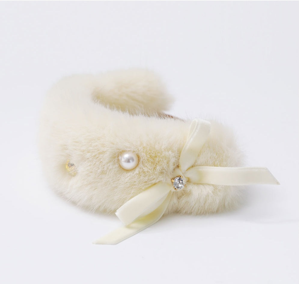 Eco Fur Pompom レモン