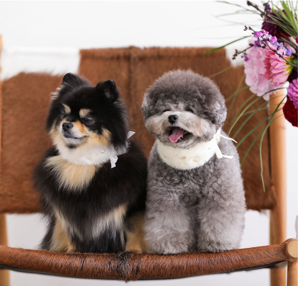 Eco Fur Pompom ホワイト