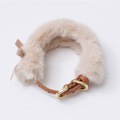 即納 Eco Fur Pompom ベージュ