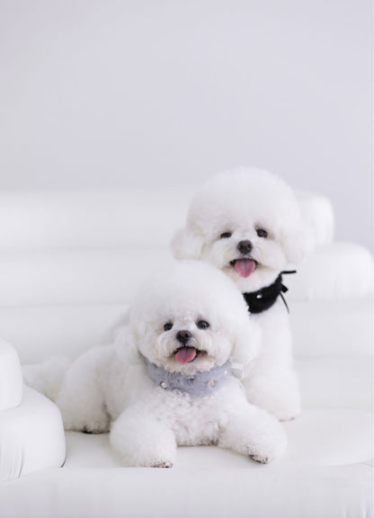 一部即納 Eco Fur Pompom グレー