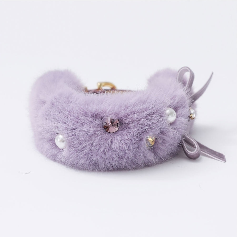 Eco Fur Pompom ラベンダー