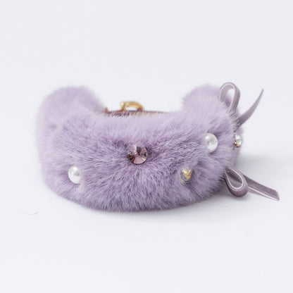 Eco Fur Pompom ラベンダー