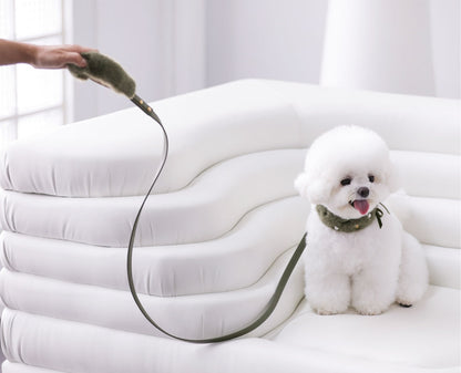 一部即納 Eco Fur Pompom カーキ