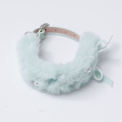 一部即納 Eco Fur Pompom ミント