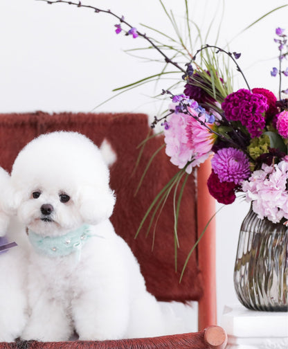 一部即納 Eco Fur Pompom ミント