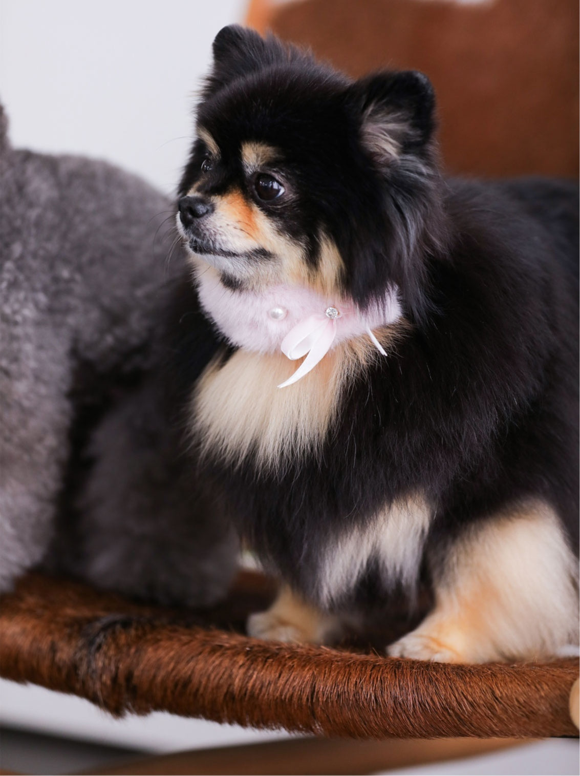 Eco Fur Pompom ピンク