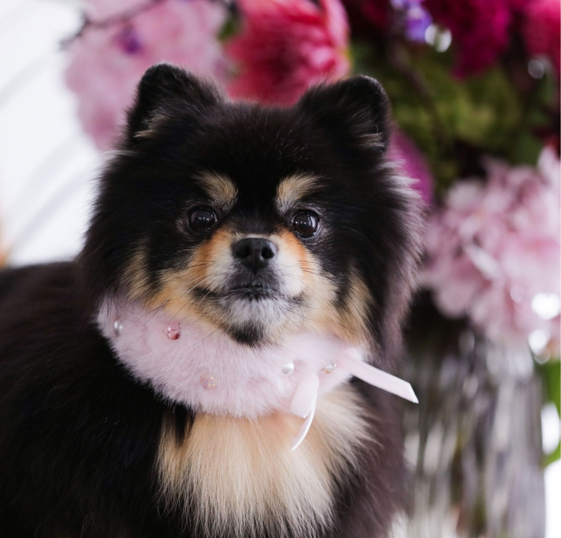 Eco Fur Pompom ピンク