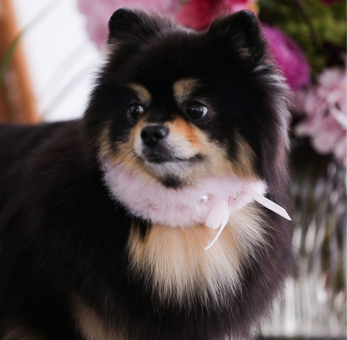 Eco Fur Pompom ピンク