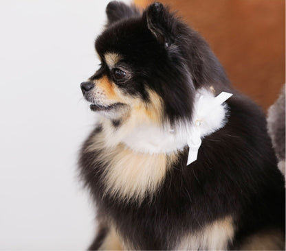 Eco Fur Pompom ホワイト