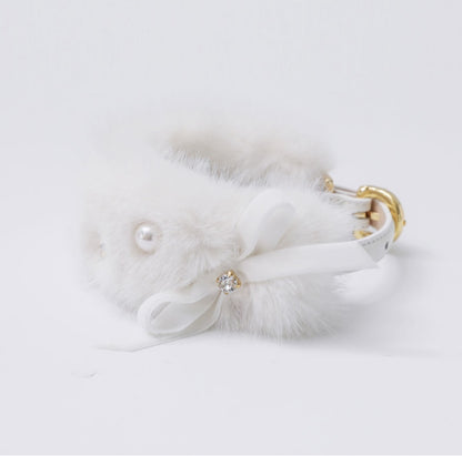 Eco Fur Pompom ホワイト