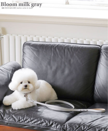 一部即納 Bloom Collar【迷子札】ミルクグレー