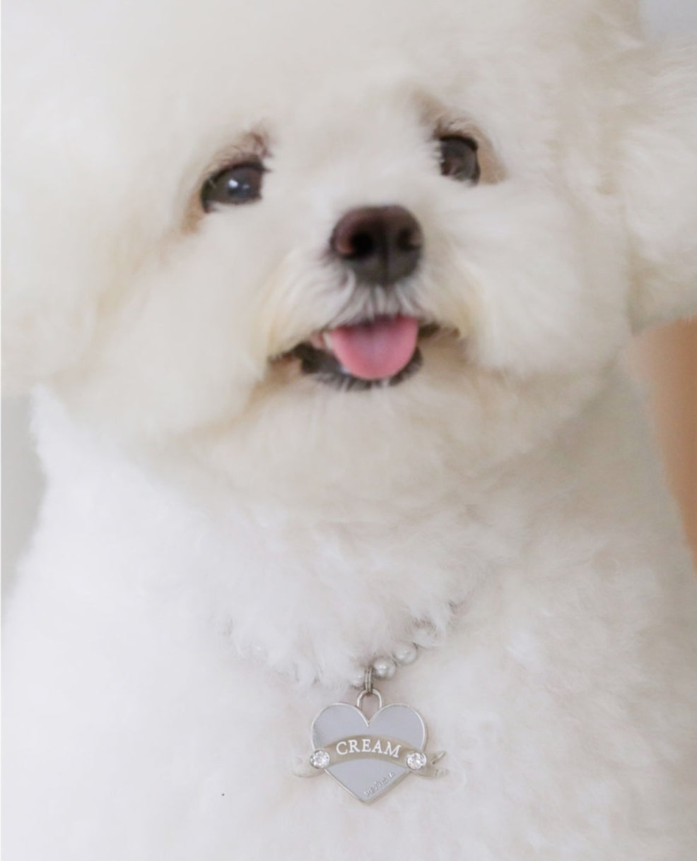 In My Heart Pearl Necklace【迷子札】全5色