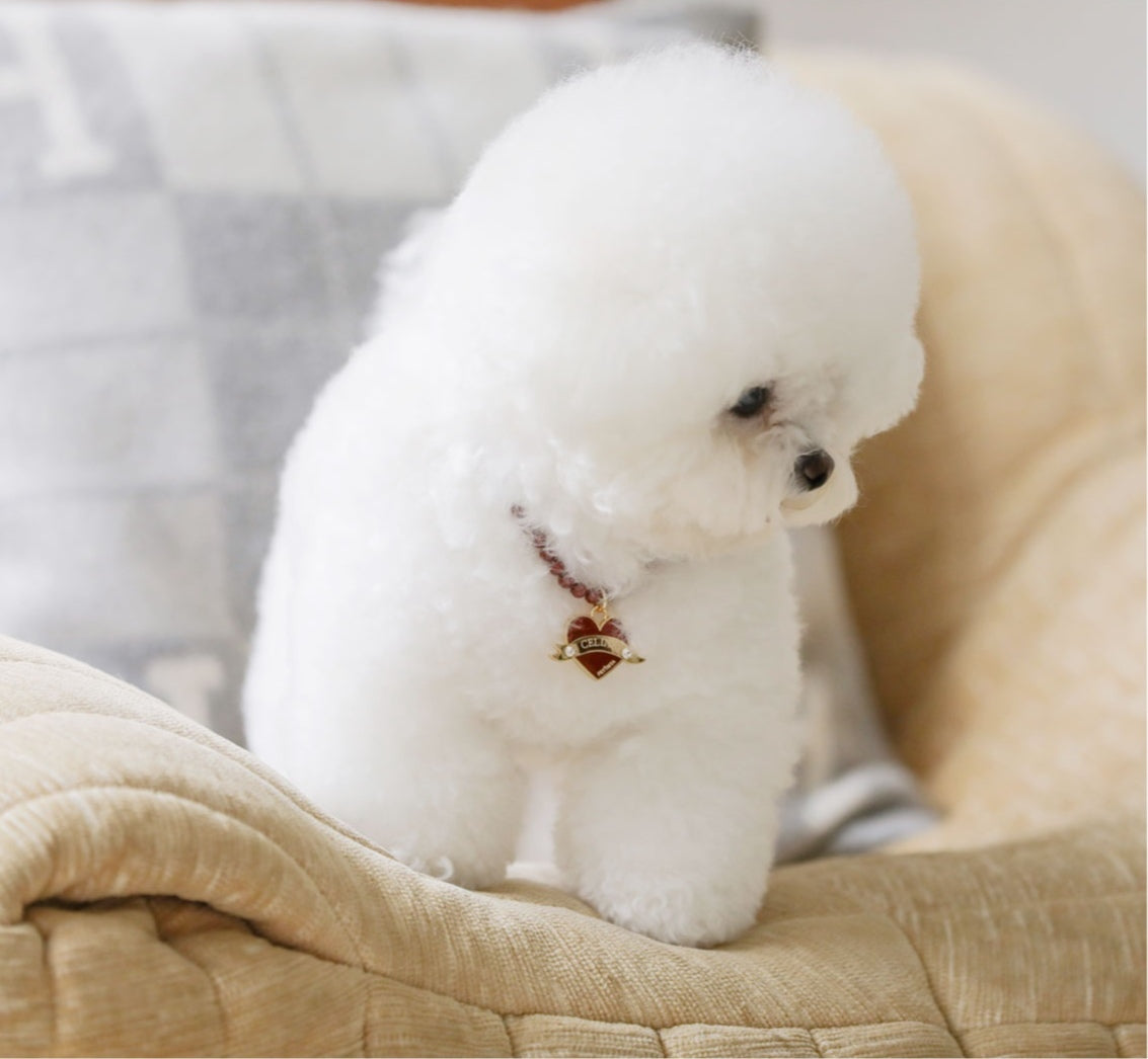 In My Heart Pearl Necklace【迷子札】全5色