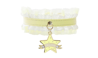 Sherbet Lace Collar【迷子札】レモン