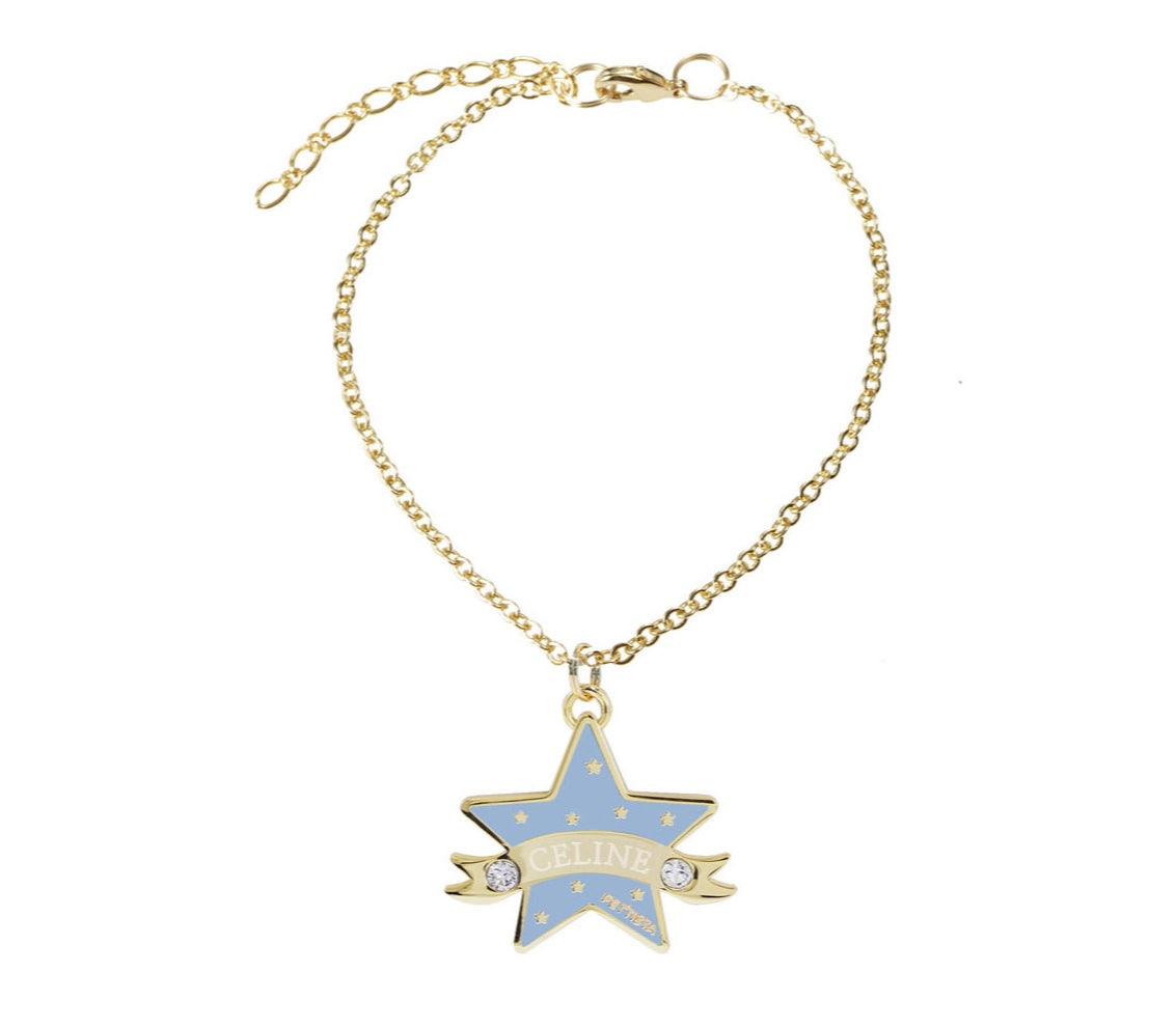 You Are My Star Necklace【迷子札】スカイブルー