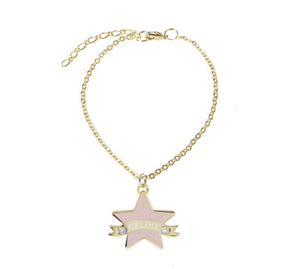 You Are My Star Necklace【迷子札】ピンク