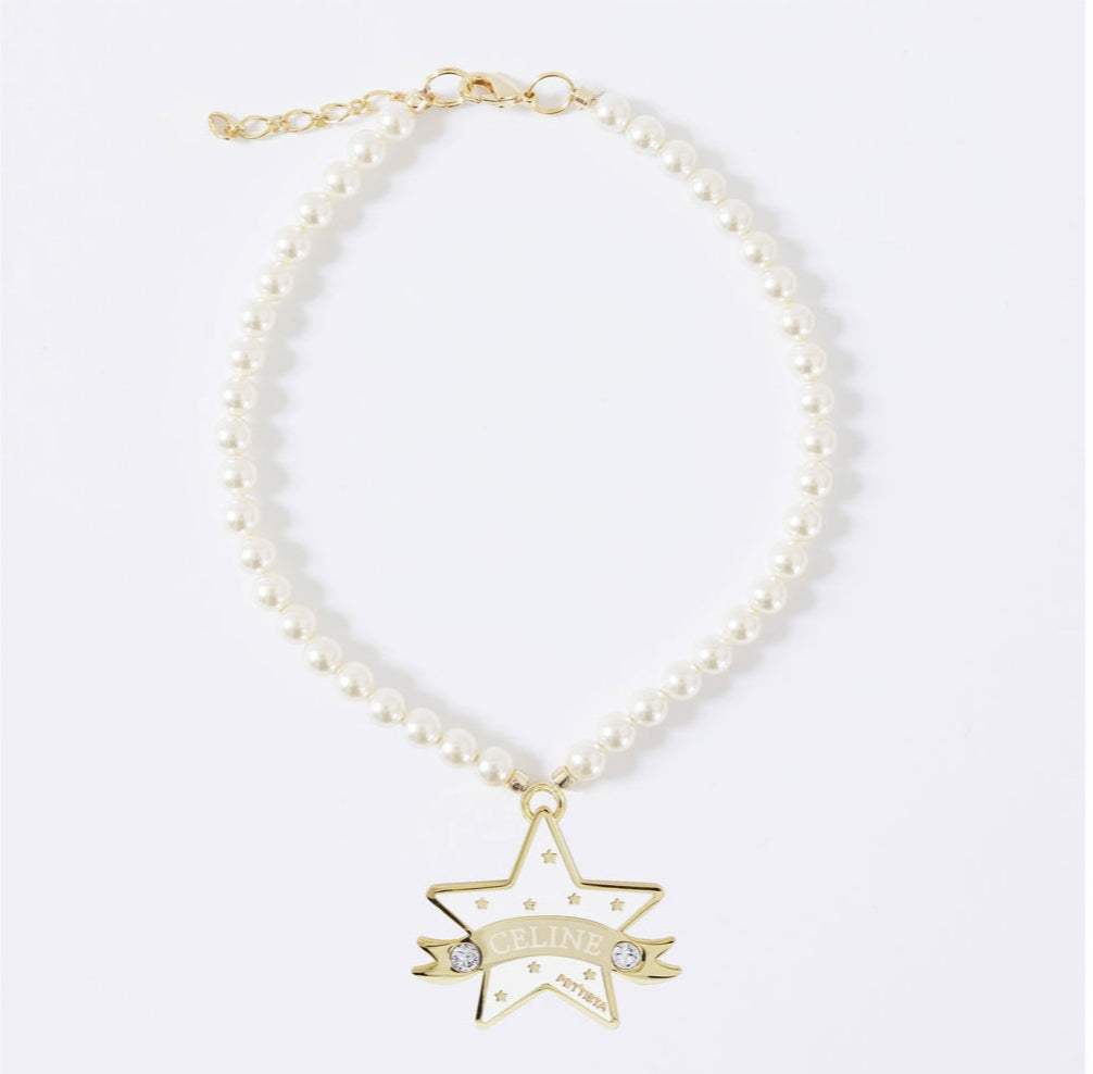 You Are My Star Swarovski Necklace【迷子札】ホワイト
